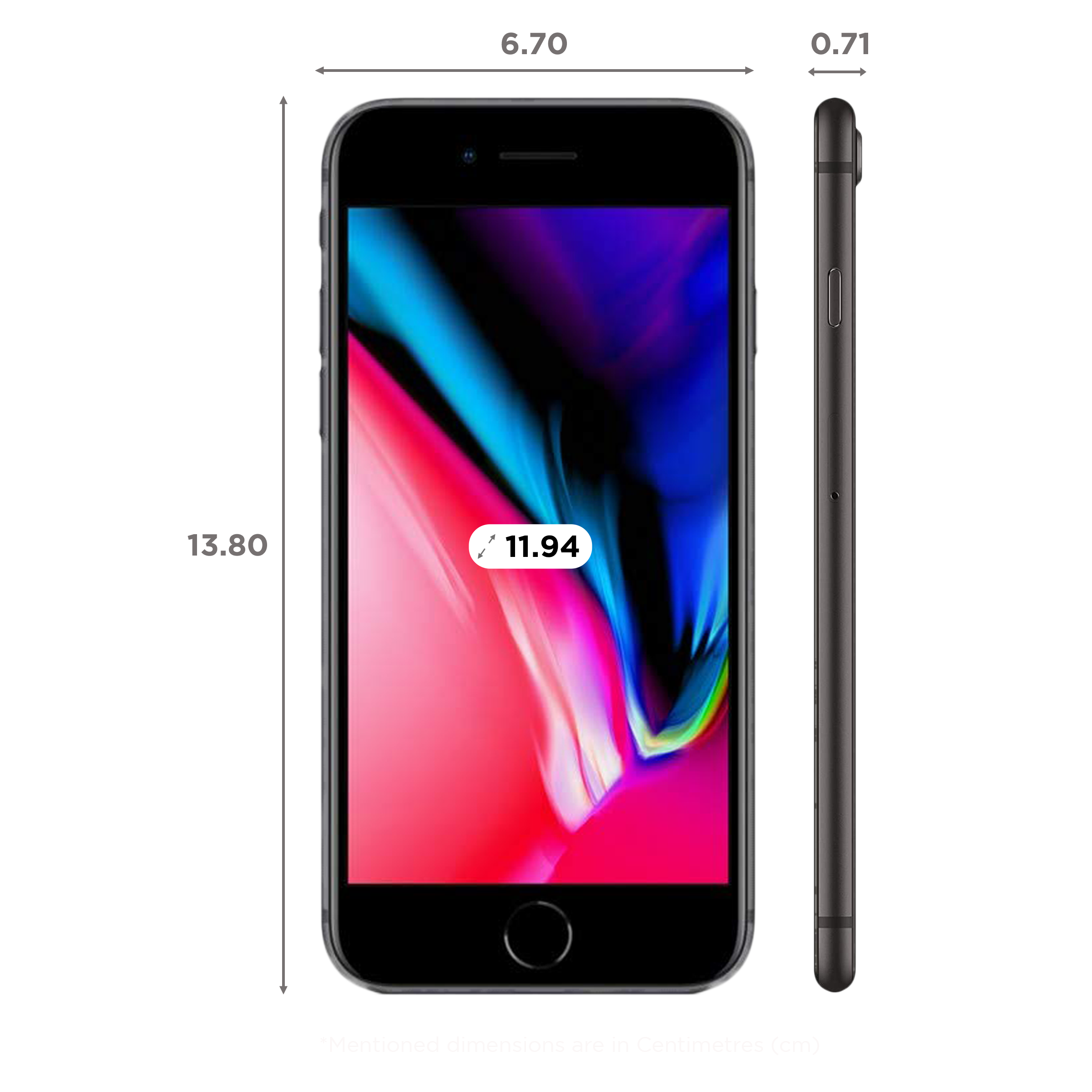 Buy Refurbished Apple iPhone 8 (64GB, Space Grey) Online - Croma